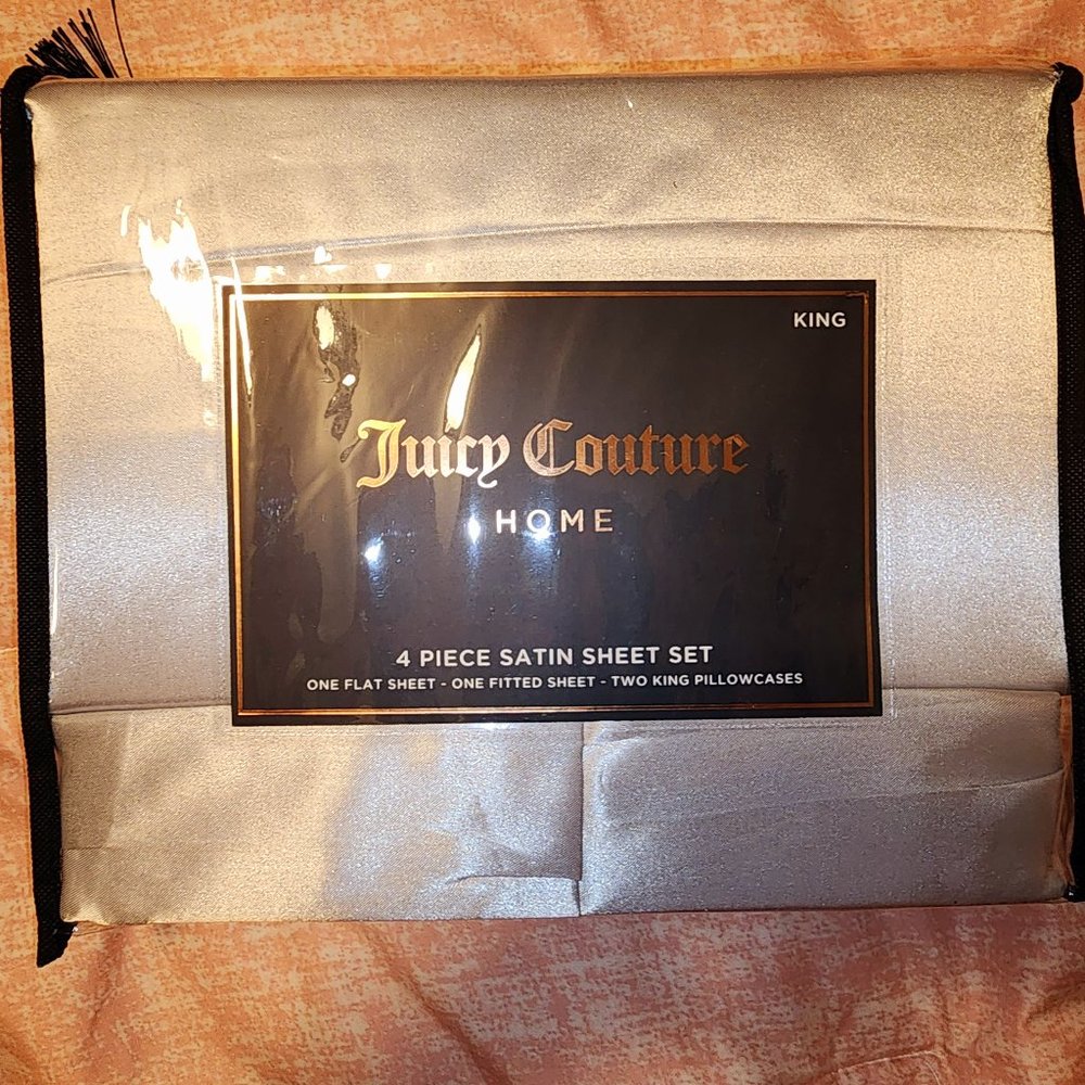 Juicy Couture King Size Satin Sheets